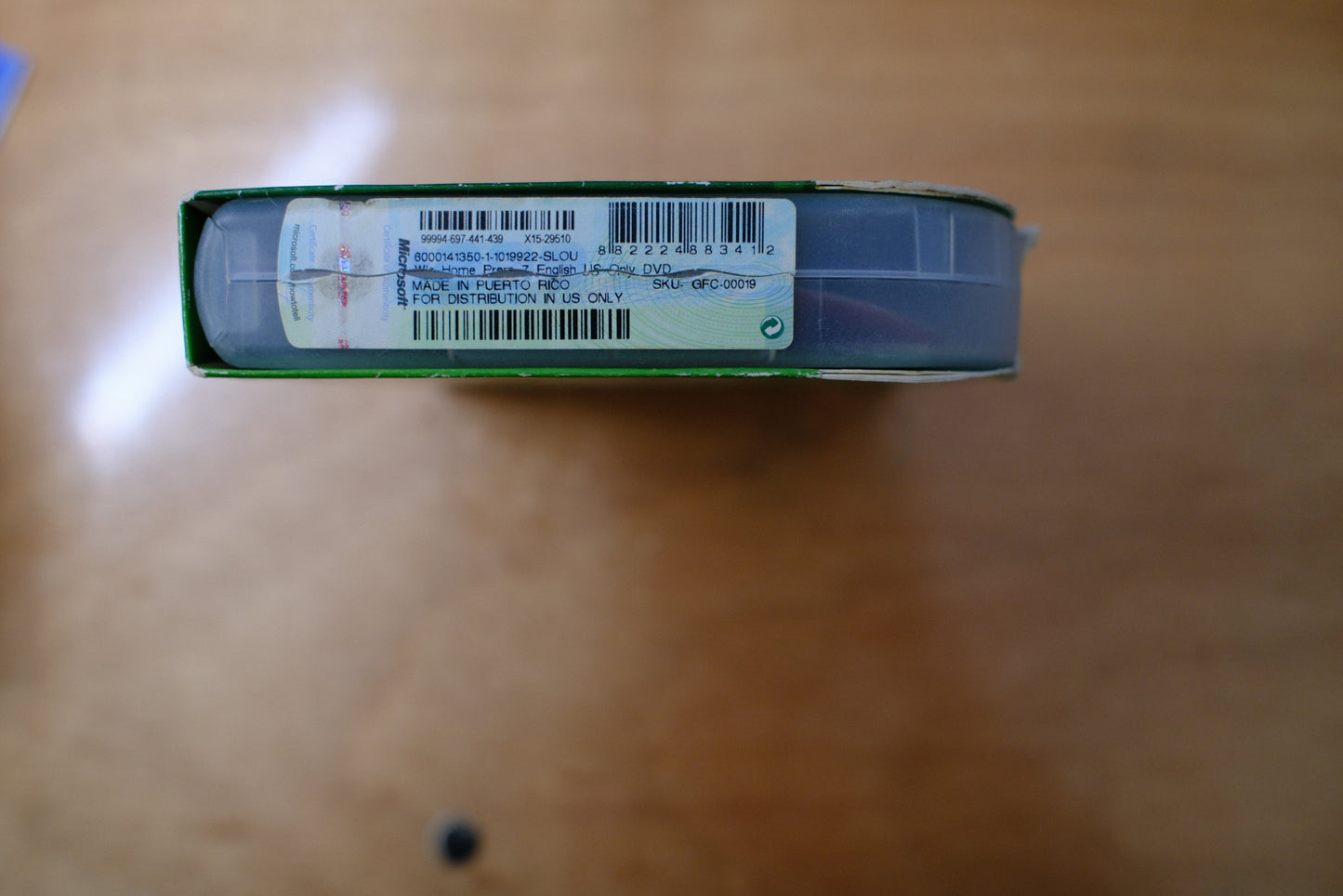 Microsoft Windows 7 Home Retail Box