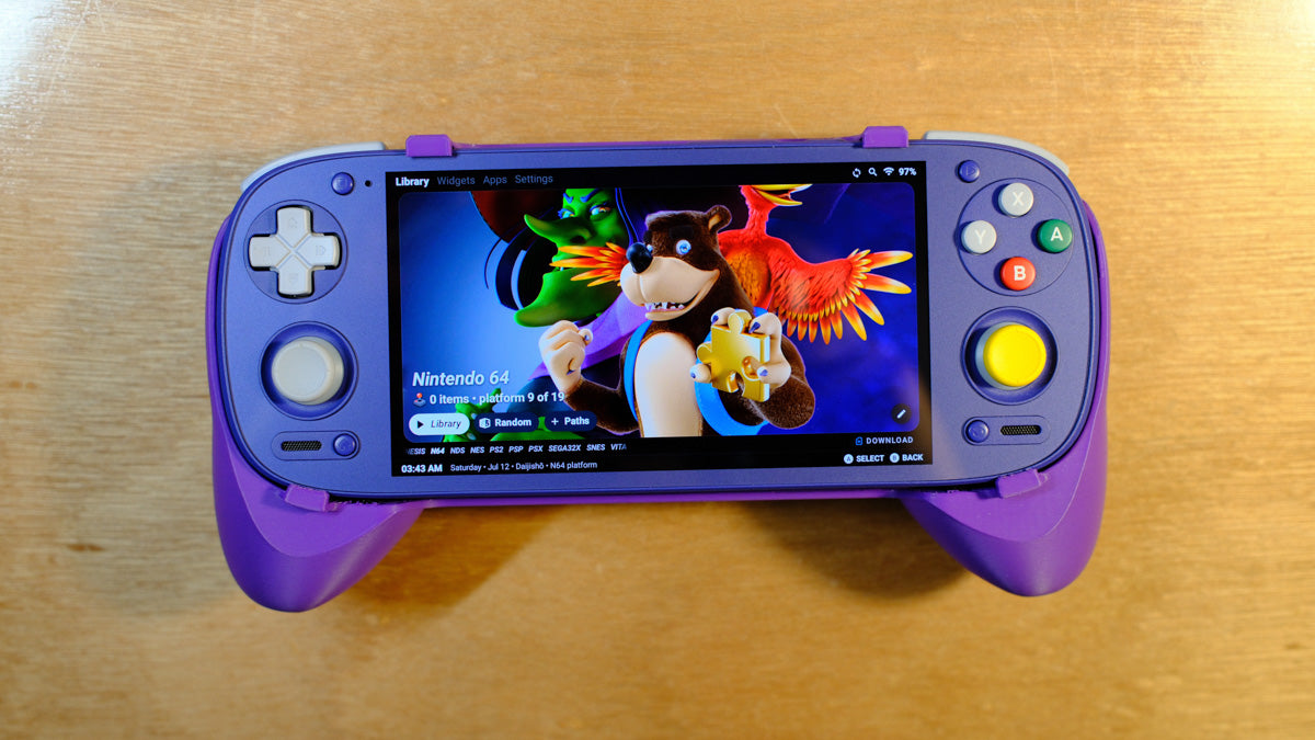 Retroid Pocket 5 + Grip - GameCube Purple