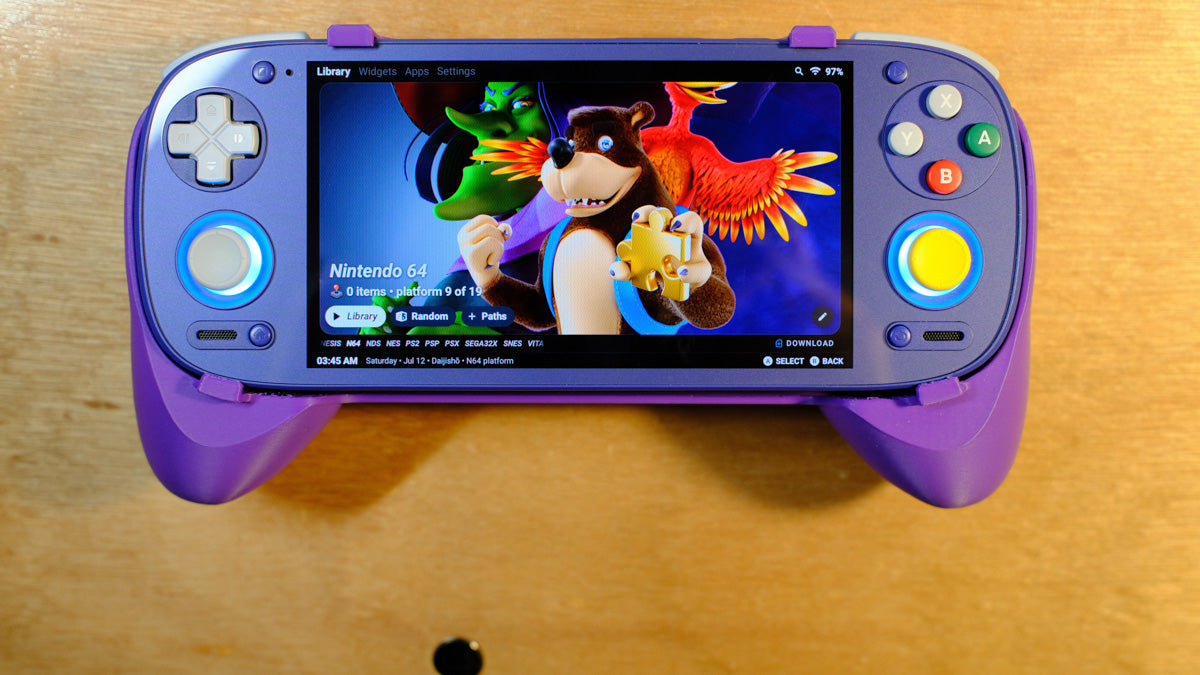 Retroid Pocket 5 + Grip - GameCube Purple