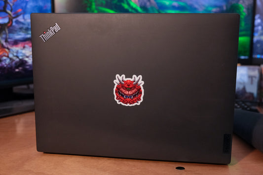 Cacodemon Sticker With FREE Lenovo T14 Laptop - AMD 6850U, 32GB, 2TB