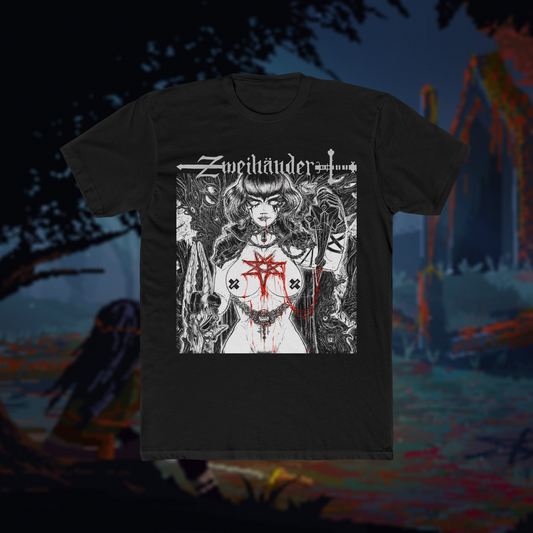 Zweihänder Nude Witch Black and White T-Shirt