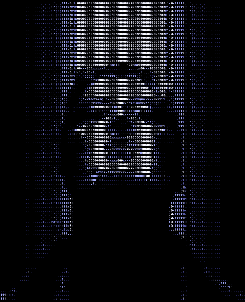 Tonnochi Road – ASCII Art T-Shirt | Deus Ex Homage