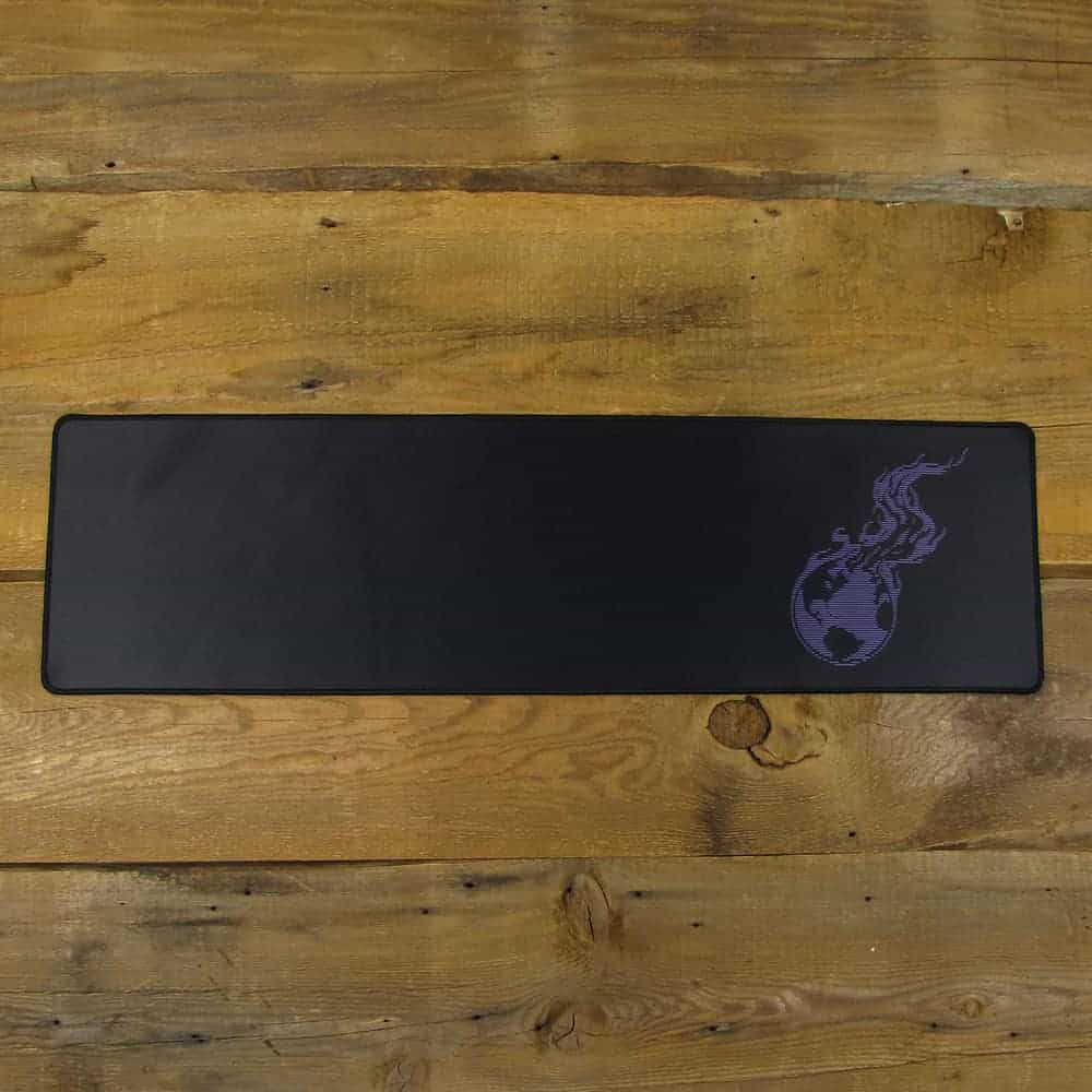 Purple Lined Burning Earth Mousepad or Desk Mat