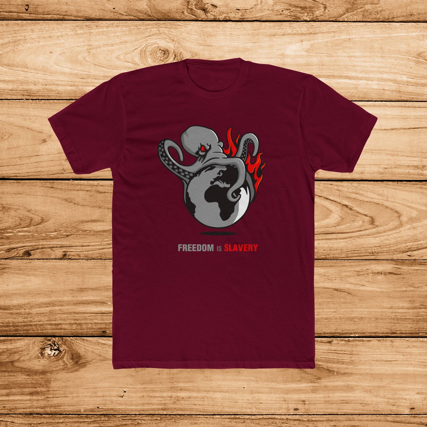 Freedom is Slavery - anti-NSA T-Shirt