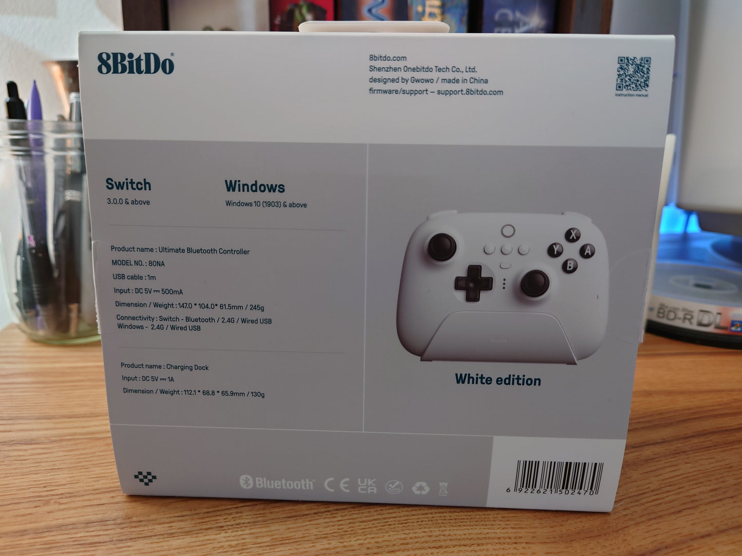 8BitDo Ultimate Bluetooth Controller for PC & Switch