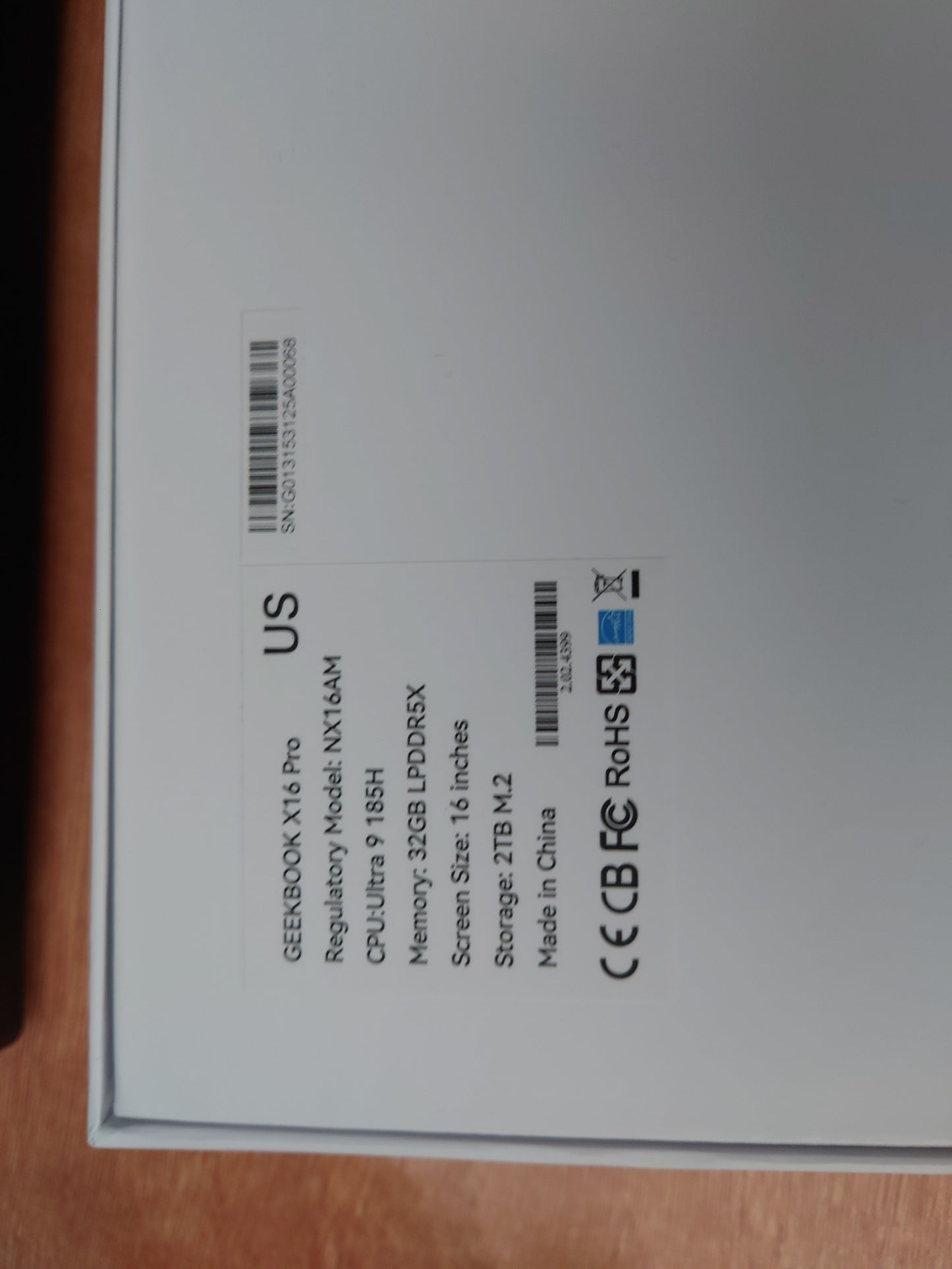 Geekom GeekBook X16 Pro Laptop - 32GB RAM