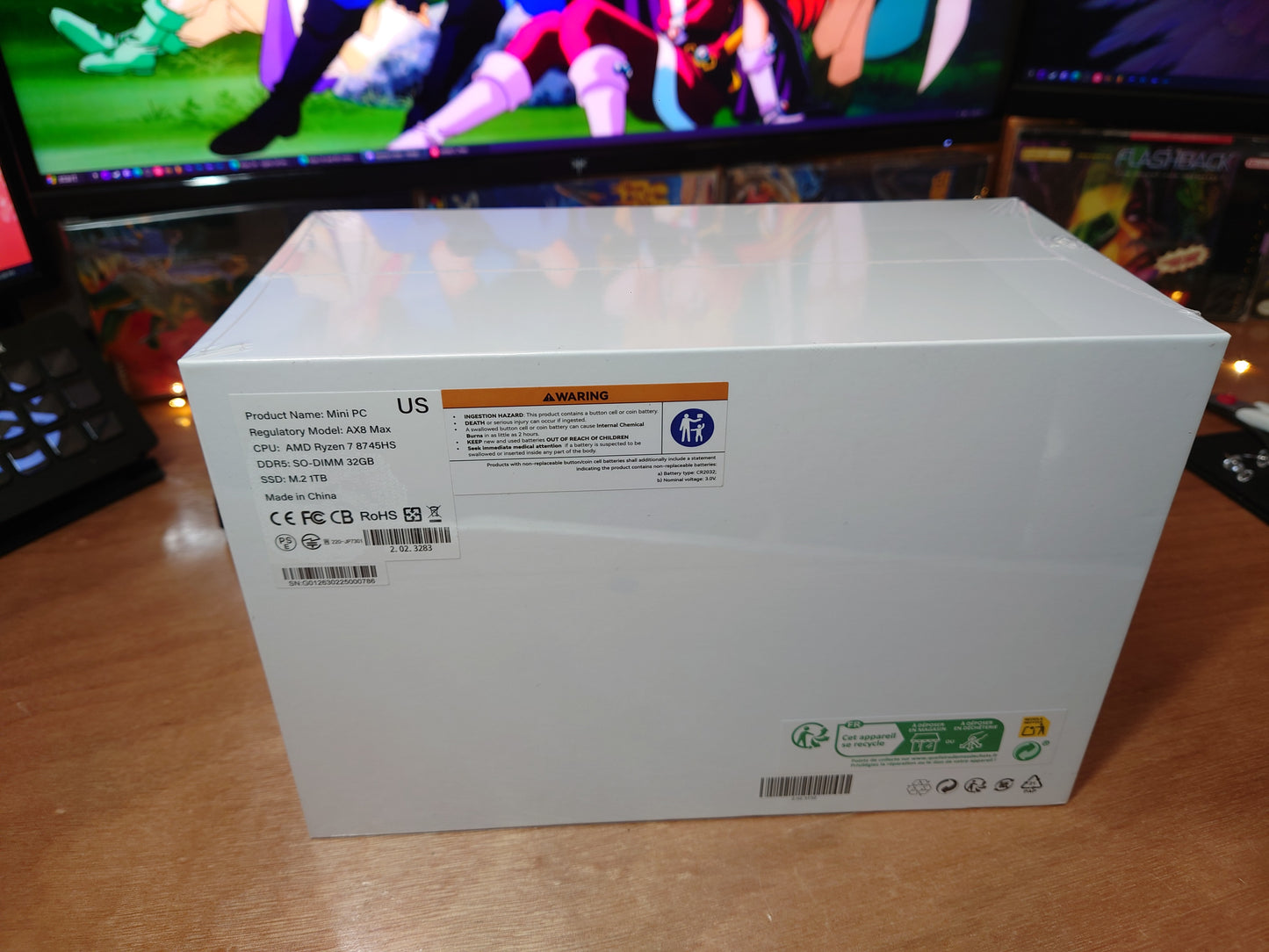 GEEKOM AX8 Max - Ryzen 7 8745HS, 32GB, 780M, 1TB