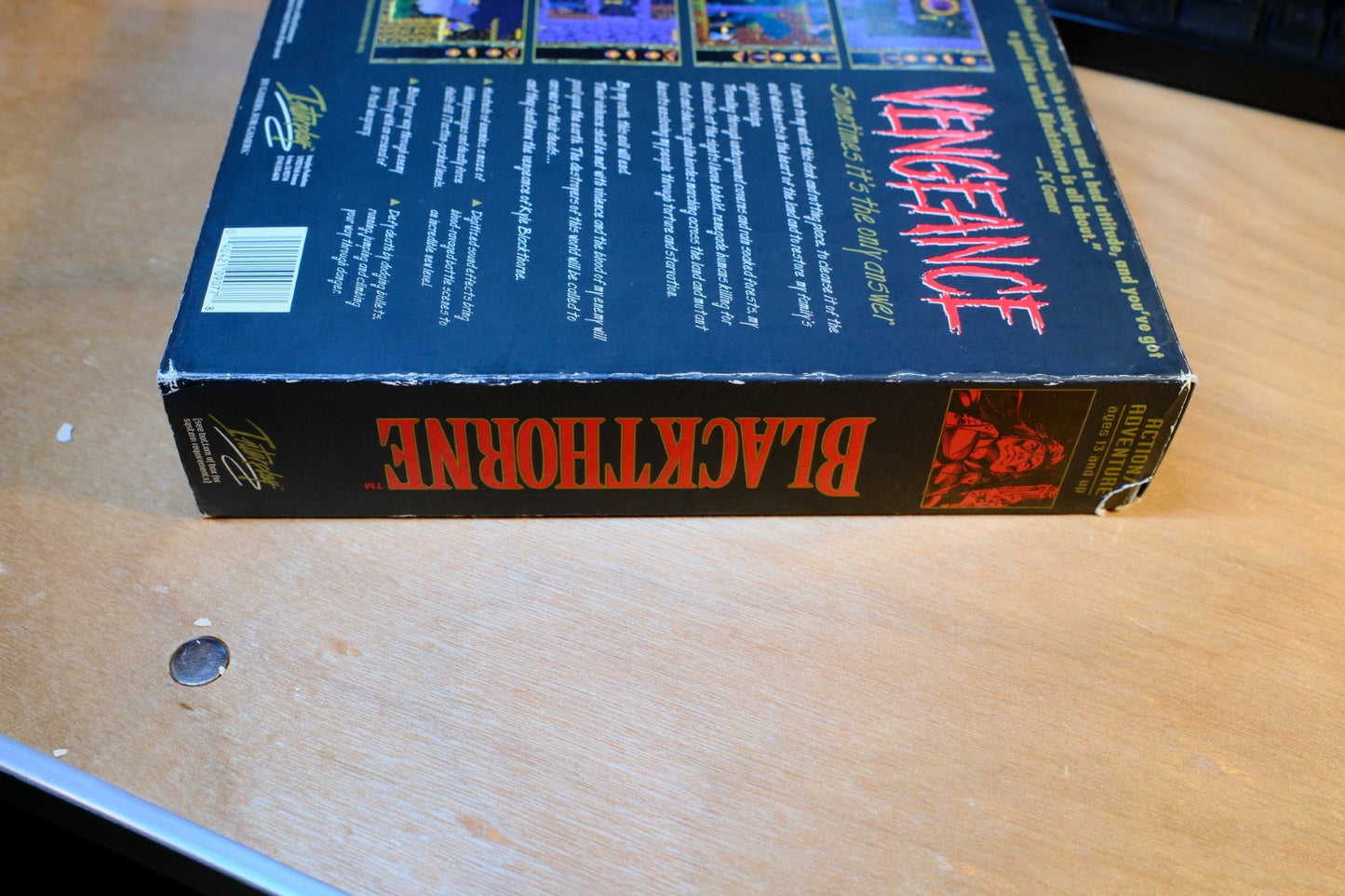 Blackthorne - 1994 Big Box PC Game - CIB (box dammaged slightly)