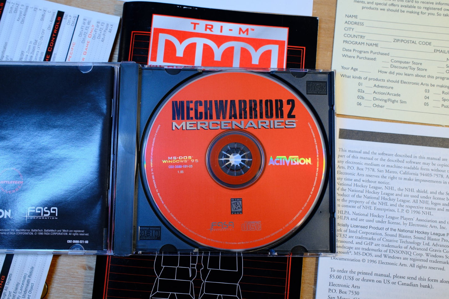 MechWarrior 2: Mercenaries Big Box PC, 1996 CIB | Box Damaged