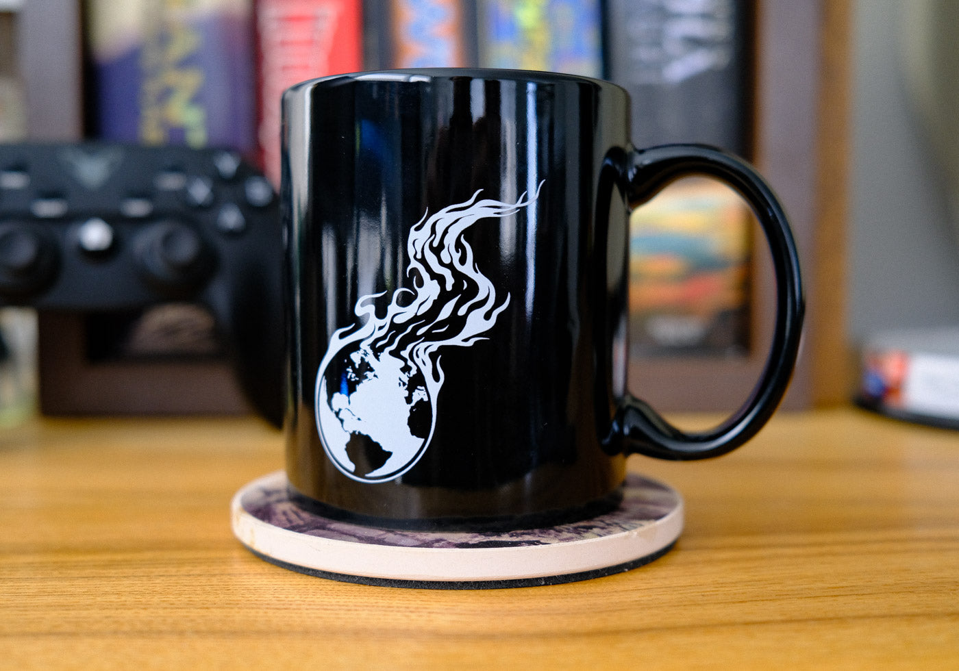 Burning Earth Logo 12oz Mug