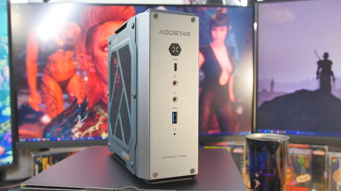Desktop GPU Mini PC: Ryzen 7, Radeon RX 6600LE - AOOSTAR GODZ