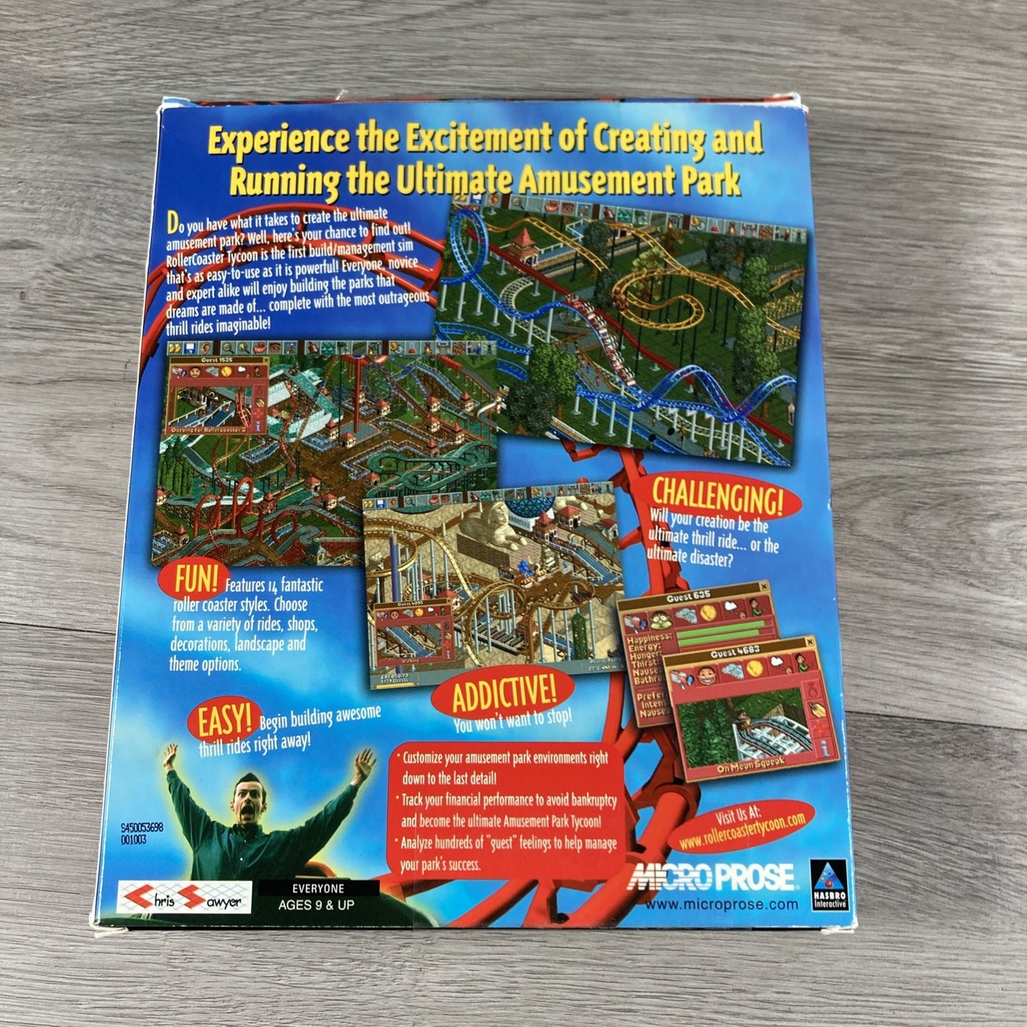 Rollercoaster Tycoon Big Box PC Game