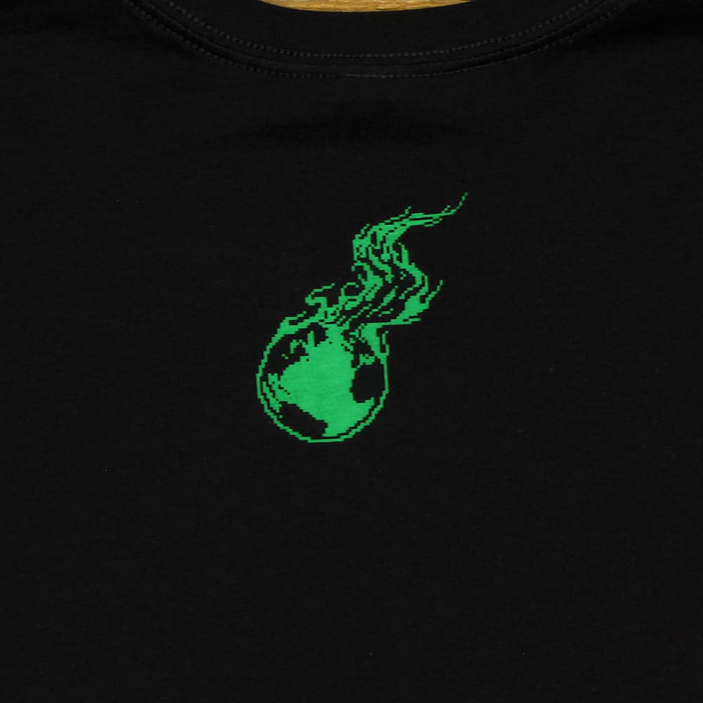 Hacker T-Shirt, Green Pixels